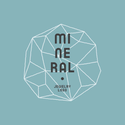 Abstract Logo Generator for a Jewelry Studio Featuring a Geometric Shape 914c-el1