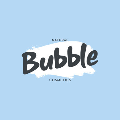 Beauty Logo Maker Featuring Paint Smudge Graphics