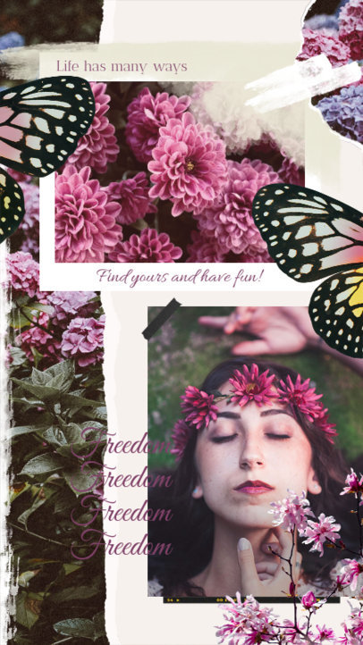 Instagram Story Creator with Bright Colors and a Spring Theme 2308i