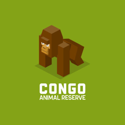 Isometric Logo Creator for an Animal Reserve