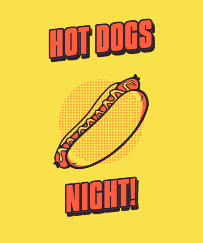 T-Shirt Design Maker with Junk Food Graphics