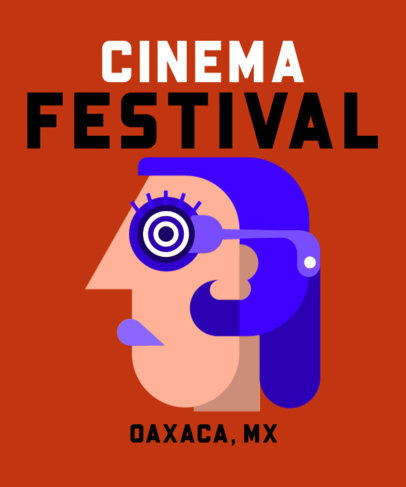 T-Shirt Design Maker for a Movie Festival