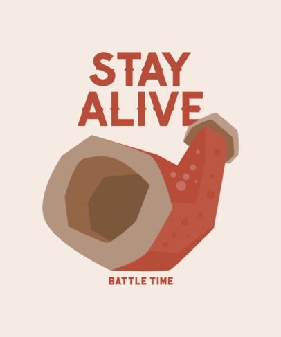 T-Shirt Design Generator Featuring a Viking Horn