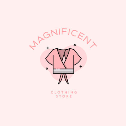 Logo Maker for Clothing Stores Featuring Simple Apparel Illustrations