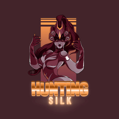 Overwatch-Inspired Logo Generator Featuring an Evil Assassin 