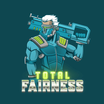 Logo Maker for Overwatch Players Featuring a Futuristic Soldier Graphic 