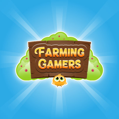 Mobile Gaming Logo Maker with a Farming and Gardening Theme