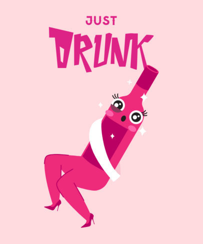 T-Shirt Design Template for a Bachelorette Crew 