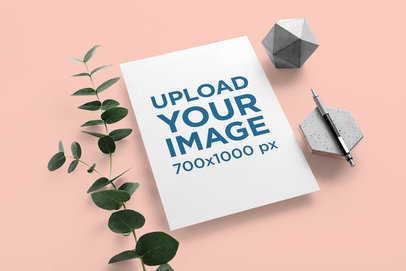 Letterhead Mockup Featuring an Elegant Setting