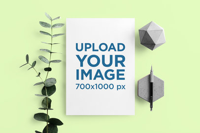 Letterhead Mockup with an Elegant Composition