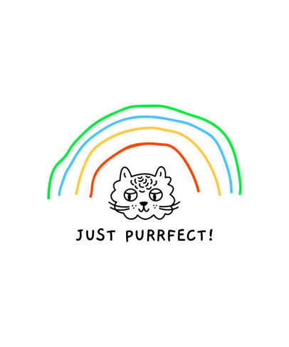 T-Shirt Design Maker for Kids with Cute Cat Graphics