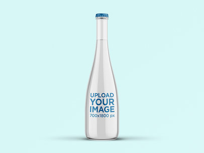 Mockup of a Stylish Water Bottle
