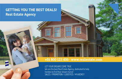 Real Estate Flyer Maker with Horizontal Layout