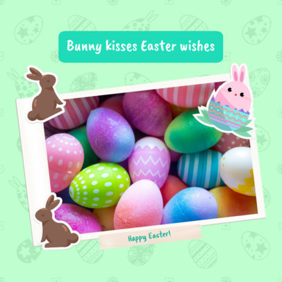 Easter-Themed Instagram Post Generator with an Instant Picture Frame