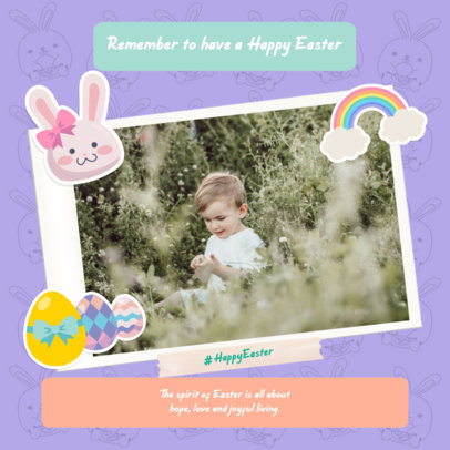Design Template for a Sweet Easter Instagram Post