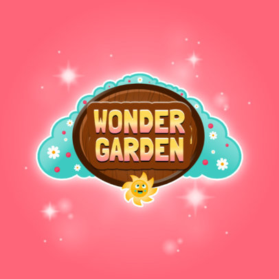 Fun Logo Maker for a Gardening Mobile Game