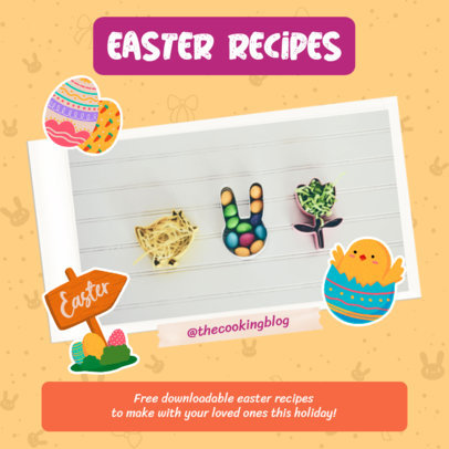 Instagram Post Creator for Easter Recipes