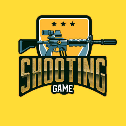 Gaming Logo Maker Featuring a Sniper Graphic