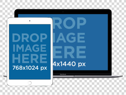 iPad Mini and MacBook Pro Responsive Mockup