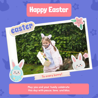 Instagram Post Maker for an Easter Egg Hunt
