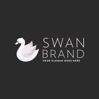 Logo Generator with an Elegant Swan Graphic