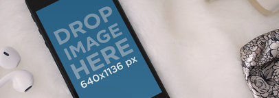 Black iPhone 5 Beauty Spa Wide