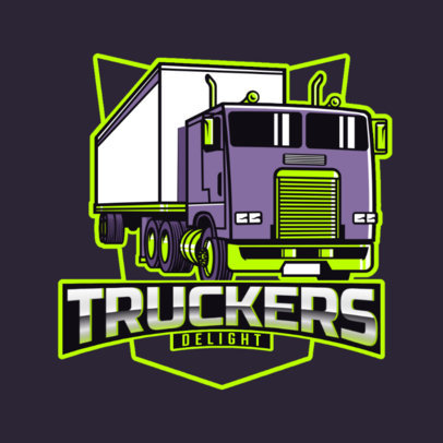 Strong Logo Maker for a Transportation Company