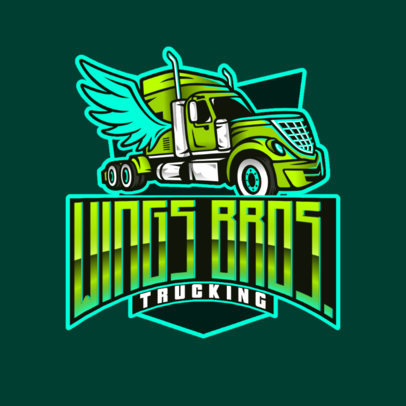Logo Template for a Trucking Company