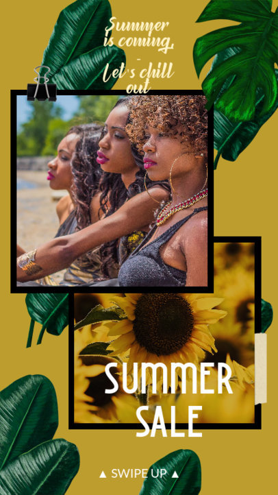 Instagram Story Maker for a Summer Season Sale