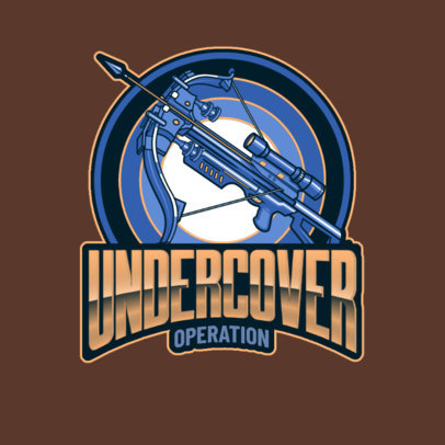 Gaming Logo Creator with a Crossbow Icon