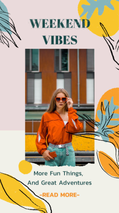 Instagram Story Video Maker with Colorful Animations