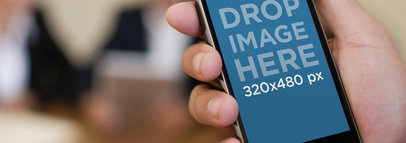 Mockup of a Black LG Optimus L5 