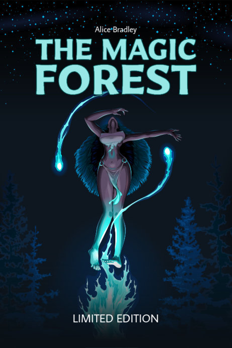 Book Cover Generator with an Enchanted Female Character