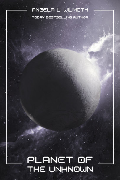 Sci-Fi Book Cover Generator with a Cosmos Background