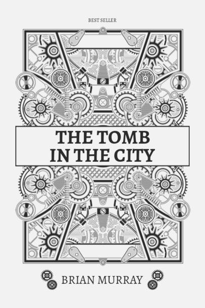 Sci-Fi Book Cover Maker with Mirrored Graphics