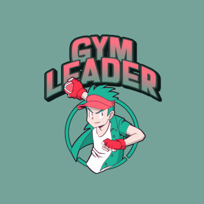 Pokémon-Based Logo Creator Featuring a Male Trainer Character