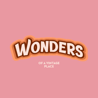 Logo Maker with Retro Typeface
