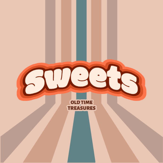 Retro Logo Template Featuring Stripes