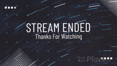 Abstract Twitch Banner Video Maker with Cool Loop Animations