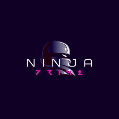 Gaming Logo Template Featuring Minimalist Typeface