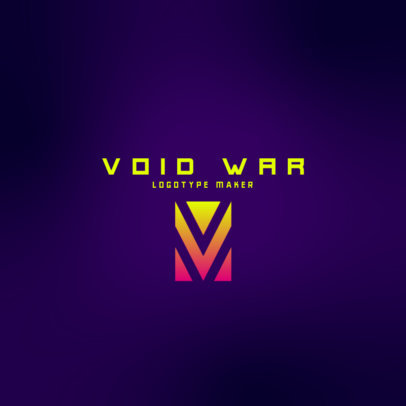 Gaming Logo Generator Featuring an Abstract Sci-Fi Graphic