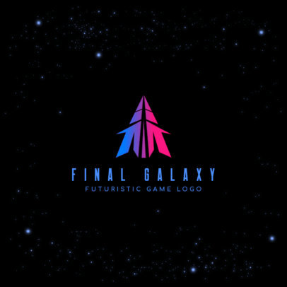 Gaming Logo Maker Featuring Retro Space Graphics