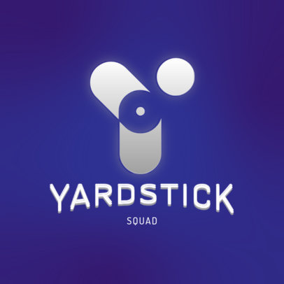 Online Logo Template for a Gaming Squad With a Futuristic Letter Graphic 