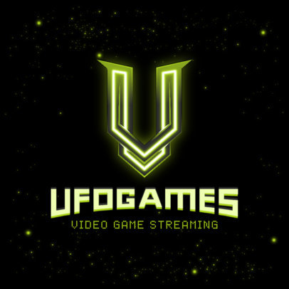 Space-Themed Logo Generator for a Video Game Streaming Channel