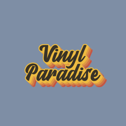 Logo Generator Featuring a Retro-Styled Typeface