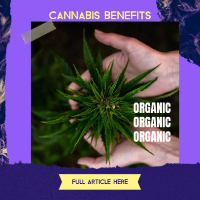 Banner Maker to Explain the Benefits of Cannabis 