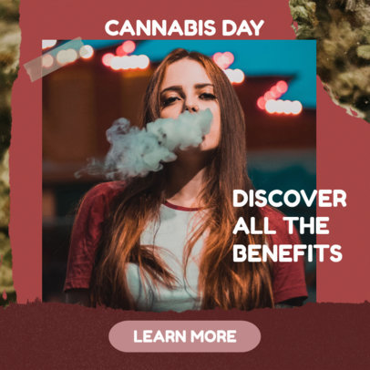 Banner Template for 420 Day Ad