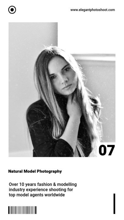 Instagram Story Maker Featuring Minimalist Portrait Designs