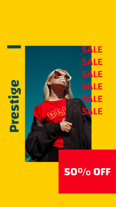 Fashion Instagram Story Maker to Announce a Discount