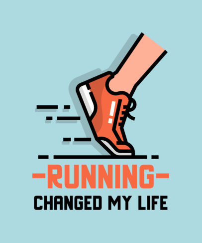 Sports T-Shirt Design Maker for Runners
